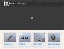 Tablet Screenshot of ipekissilver.com